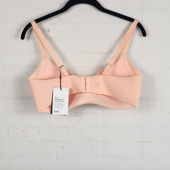 Knix Women's WingWoman Contour Wireless Bra in Honey Peach Size 36B, 38B, 36C - Picture 4 of 14
